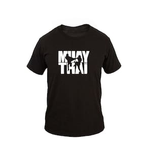 Camiseta Masculina Casual Algodão Manga Curta Estampa Thai 2