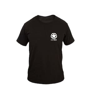 Camiseta Masculina Casual Algodão Manga Curta Estrela