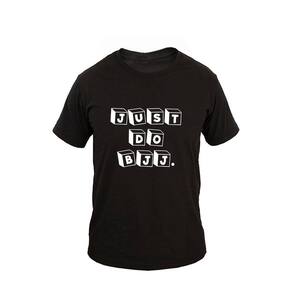 Camiseta Masculina Casual Algodão Manga Curta Just Do BJJ