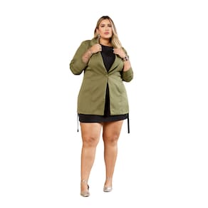Blazer Alfaiataria Barbie Plus Size