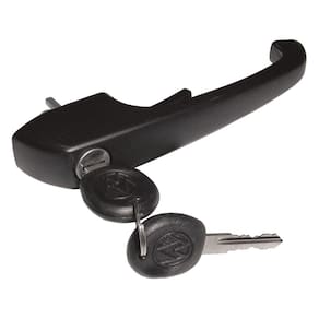 Maçaneta Externa Diant Preta Metal C/ Chave Kombi 75 a 12