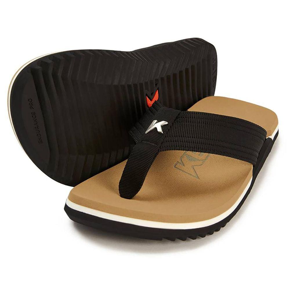 Chinelo Kenner Nk6 Pro Masculino - Preto e Bege