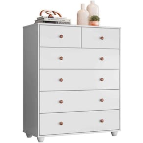 Cômoda Vittória 6 Gavetas - Casa Chick Branco