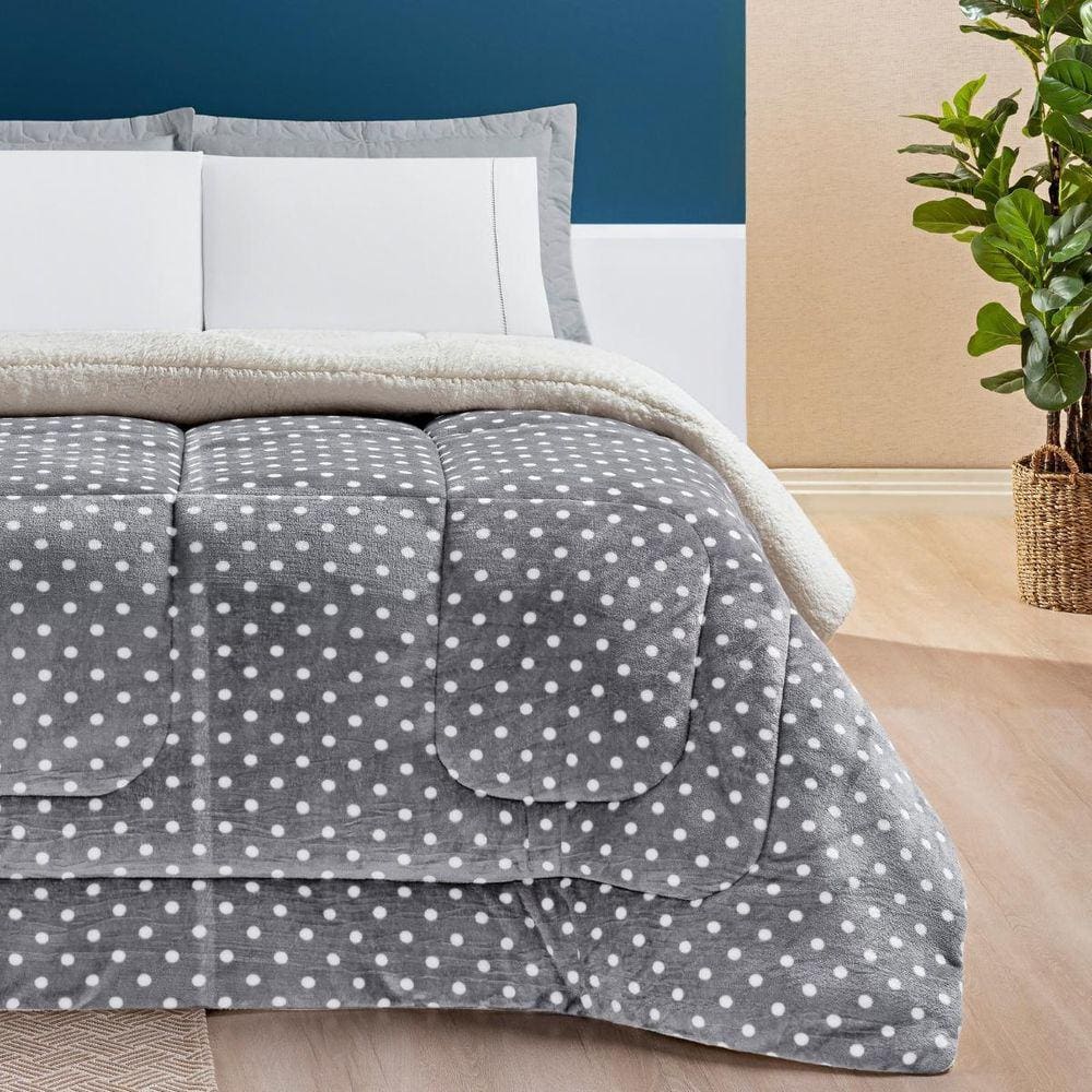 Coberta Queen Size Coberdrom Romance Super Fofinha E Grossa