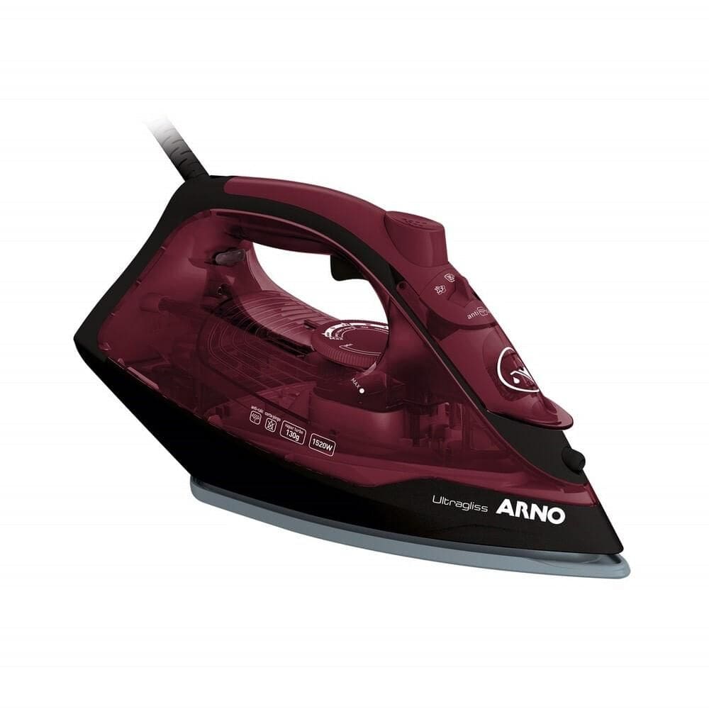 Ferro a Vapor Arno Ultragliss com Base Durilium Airglide FMV