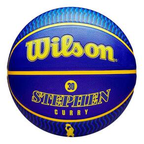 Bola Basquete Nba Outdoor Curry Wz4006101xb7 - Azul/Amarelo 7