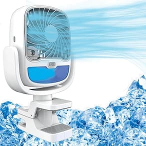 Mini Climatizador De Ar Com Reservatório Água E Gelo Bivolt