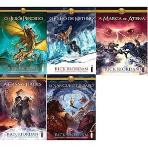 Kit 5 Livros Os Herois Do Olimpo Rick Riordan