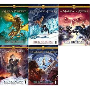Kit 5 Livros Os Herois Do Olimpo Rick Riordan