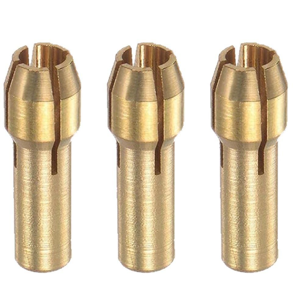 Kit 3 Pinças 3Mm Para Micro Retíficas Base Mandril 4.2Mm