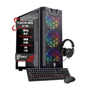 Pc Gamer I5 3 Gt 740 Memória Ram 8Gb Ddr3 Hd 1Tb
