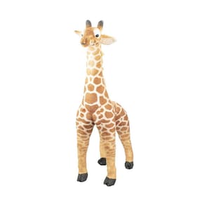 Girafa Realista Em Pé 79Cm - Pelúcia