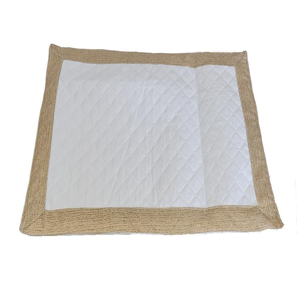 Tapete Higiênico Impermeavel Médio Branco Avelã