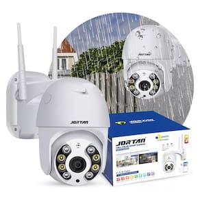 Câmera De Segurança Ip Jortan Jt-8176Qj 2 Antenas Wifi