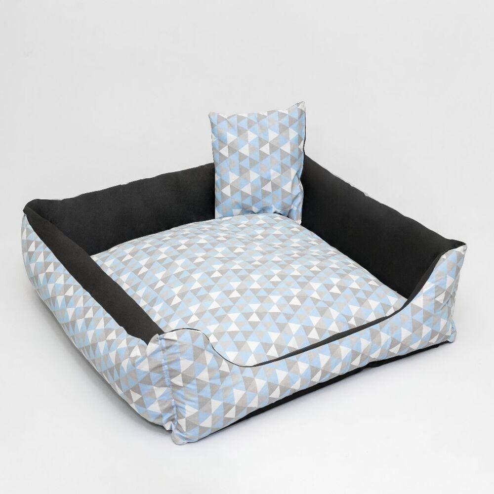 Cama Pet Luxo Impermeavel Gigante Collor Azul