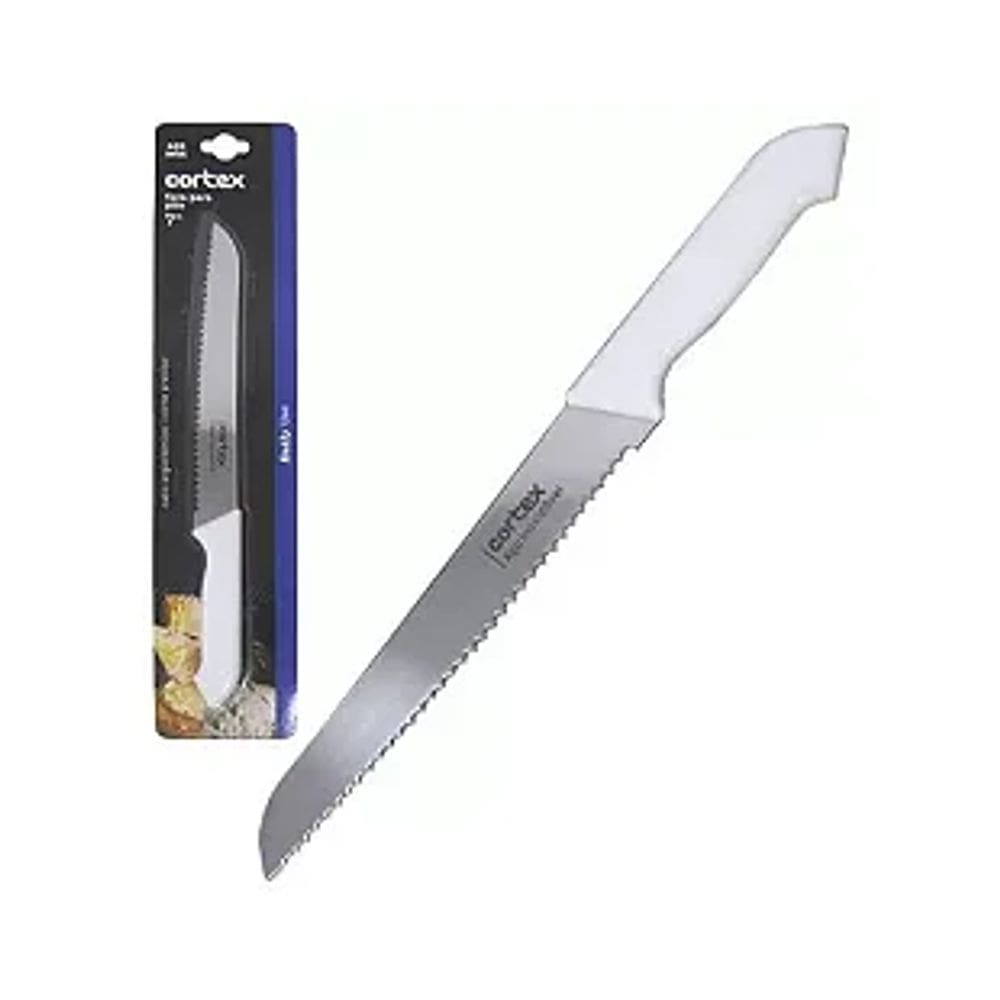 Faca Para Pão 7\" Em Inox - Cortex