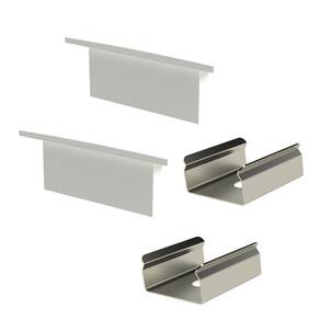 Perfil De Sobrepor Taschibra Para Fita De Led Zenith 5x2 Com 1,5 Metros Branco