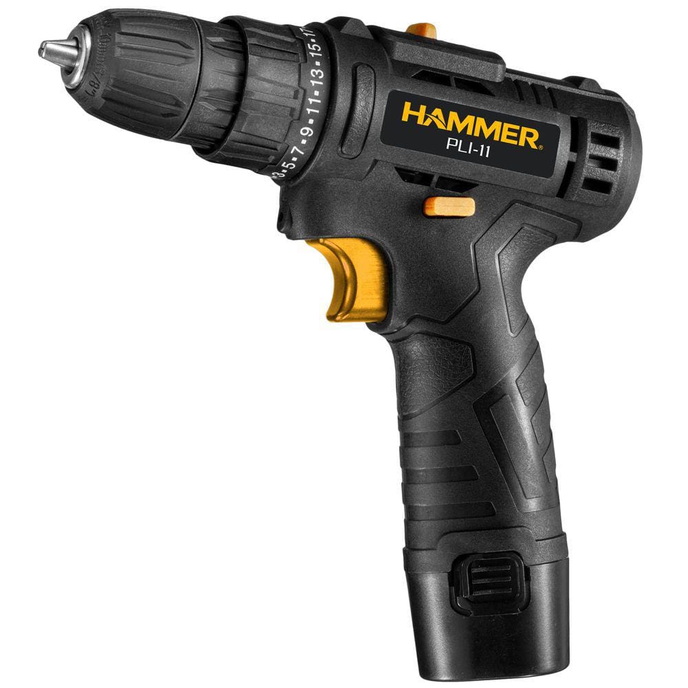 Parafusadeira e Furadeira a Bateria GYPLI11 - Hammer