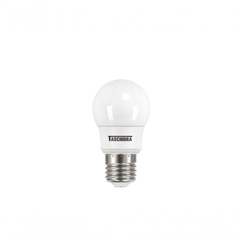 Lâmpada Led Bolinha Tkl 4,9w Taschibra E27 Bivolt 3000k Luz Quente