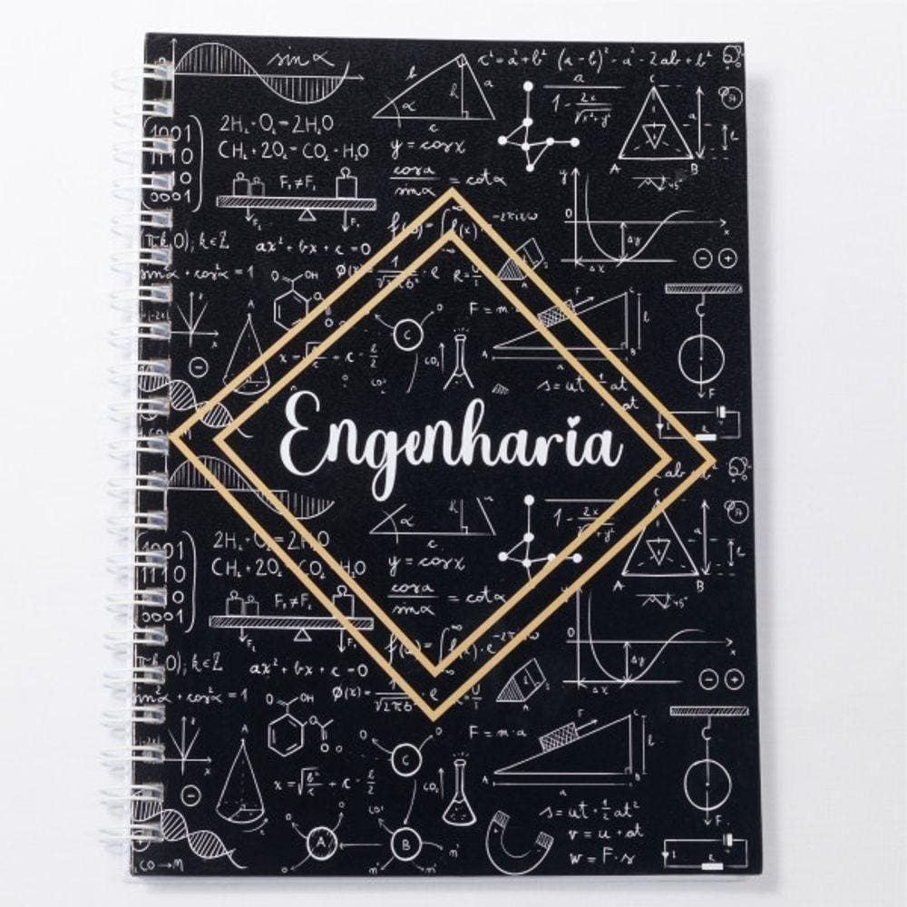 Caderno Universitário 100fls Engenharia Profissões