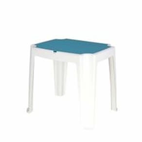 Mesa Tramontina Infantil Versa Em Polipropileno Branco E Azul