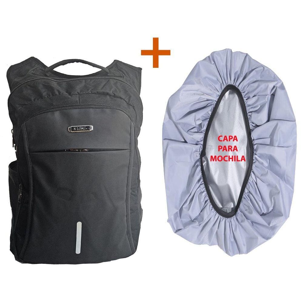 Mochila Notebook 17 USB Costa EVA Cadeado + Capa A900