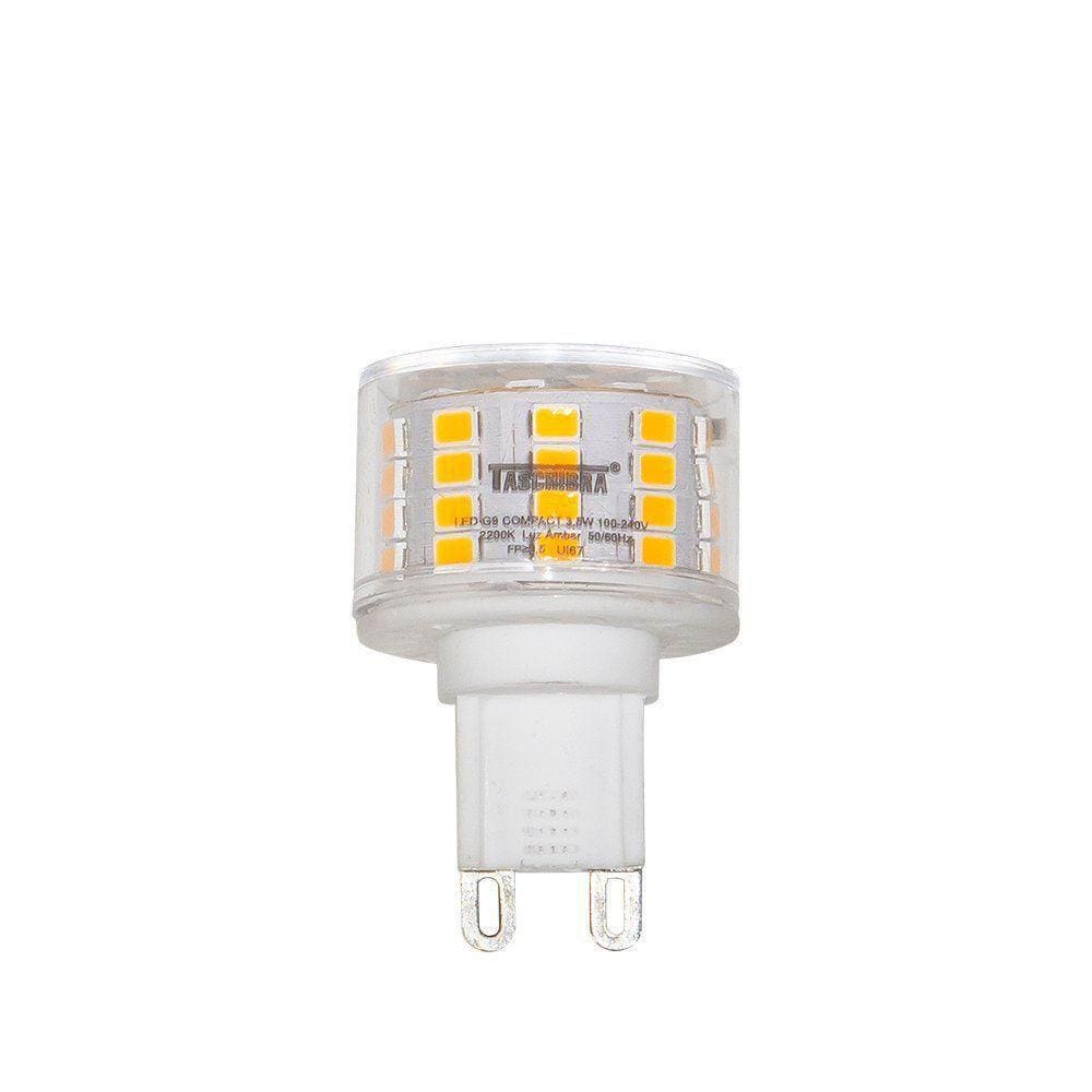Lâmpada Led G9 Drops 2w Taschibra Bivolt 2200k Luz Quente