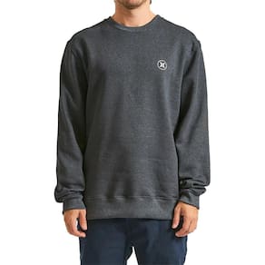 Moletom Hurley Careca Mini Icon WT24 Masculino Mescla Preto