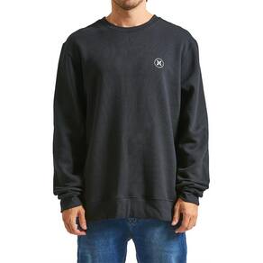 Moletom Hurley Careca Mini Icon WT24 Masculino Preto