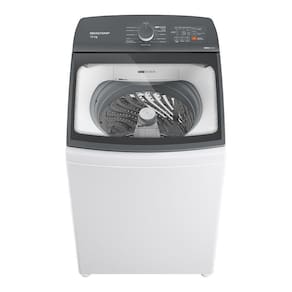 Máquina De Lavar Brastemp 15kg Com Ciclo Tira Manchas Advanced E Smart Sensor Branca Bwf15ab - 127v