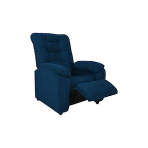Poltrona Reclinável MX61 Onix Suede Azul B 254 - Matrix