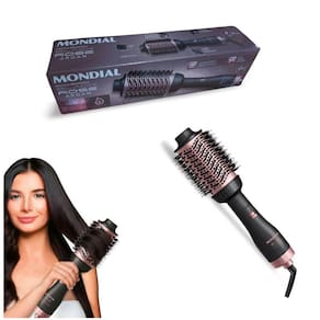 Escova Secadora Mondial Es-14 Argan 1200W Black Rose 110V