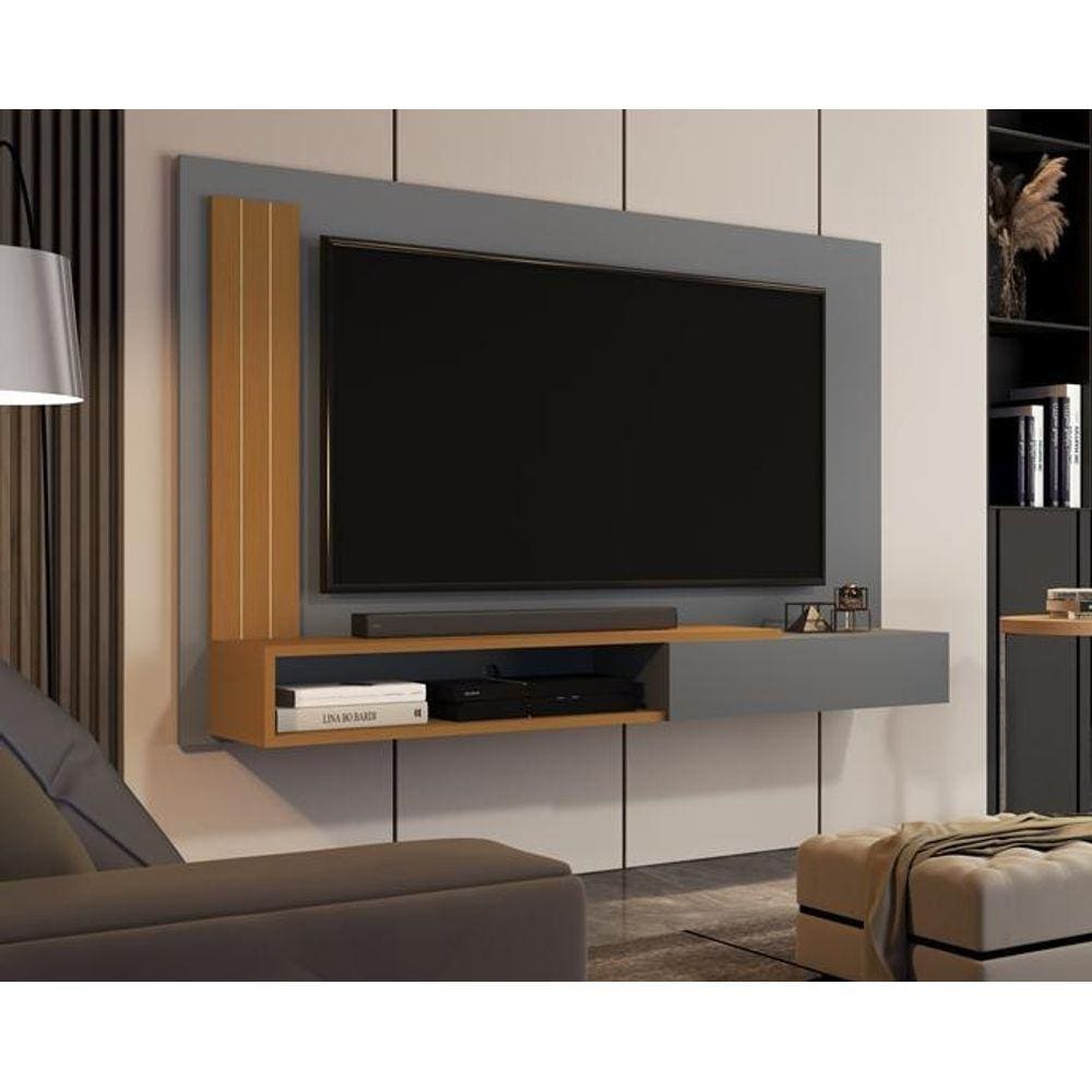 Painel Até 55 Polegadas Math Onix / Nature Comprar Moveis Em