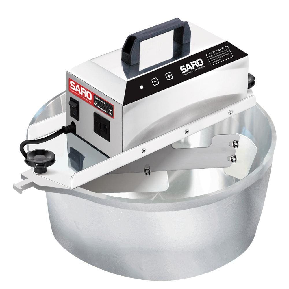 Panela para Mexer Doces Brigadeiros Automática 10L SARO Inox Bivolt