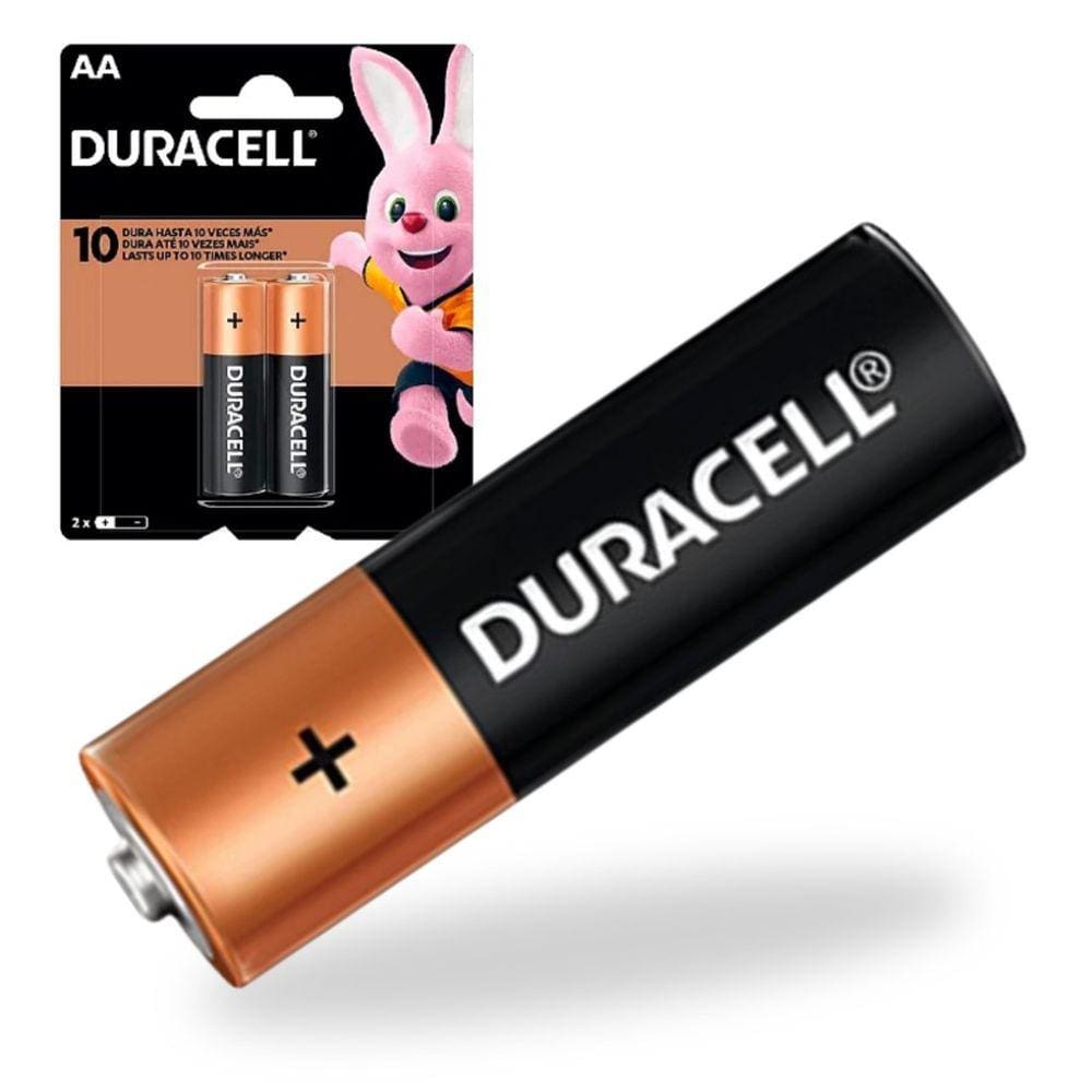 Pilhas alcalina AA 2 unidades Duracell