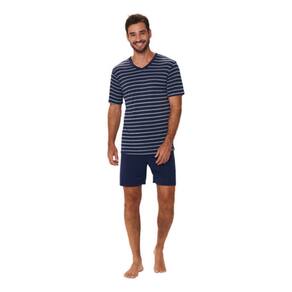 Pijama Masculino Manga Curta Liganete Malha Fria Poliamida