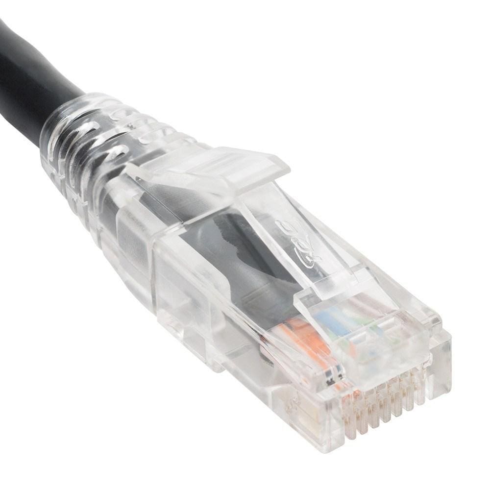 Patch Cord Cat6 Clear Boot 1` Preto