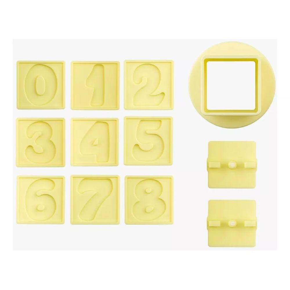 Molde Para Ejetor Max Numeros 12 Pç Doces Brigadeiro Gourmet