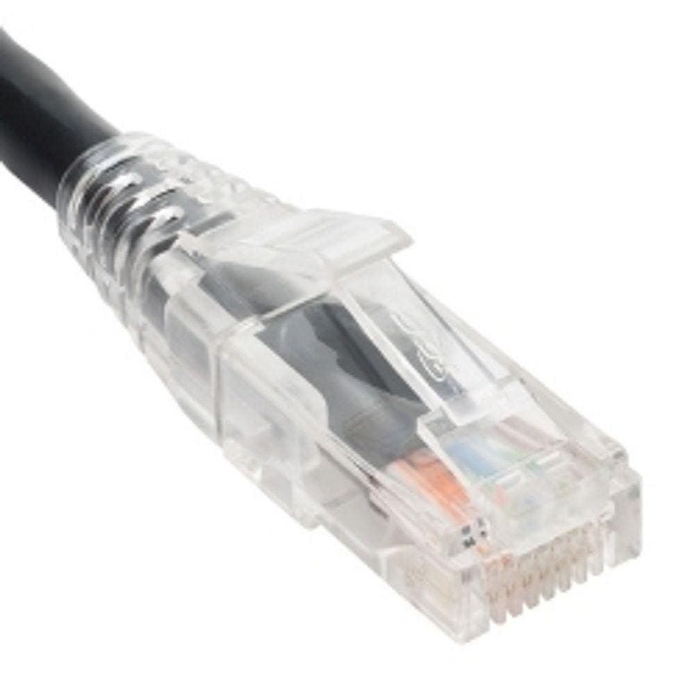 PATCH CORD CAT5e CLEAR BOOT 25` PRETO