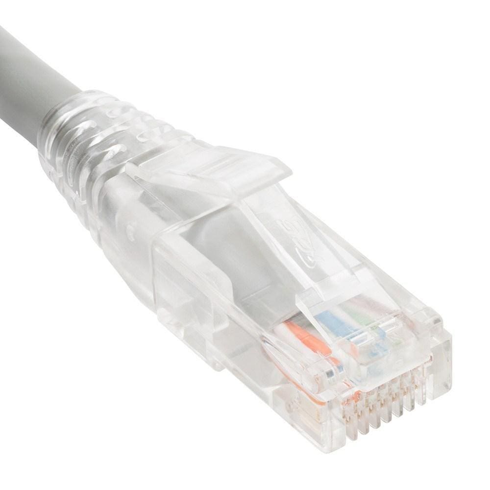 Patch Cord Cat6 Clear Boot 25` Cinza