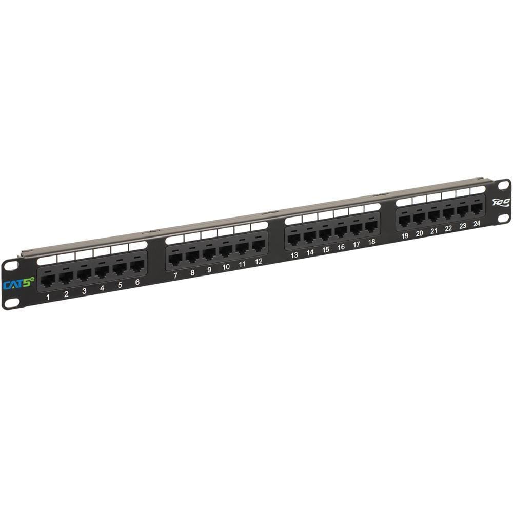 PAINEL DE CONEXÃO, CAT 5e, 24 PORTAS, 1 RMS
