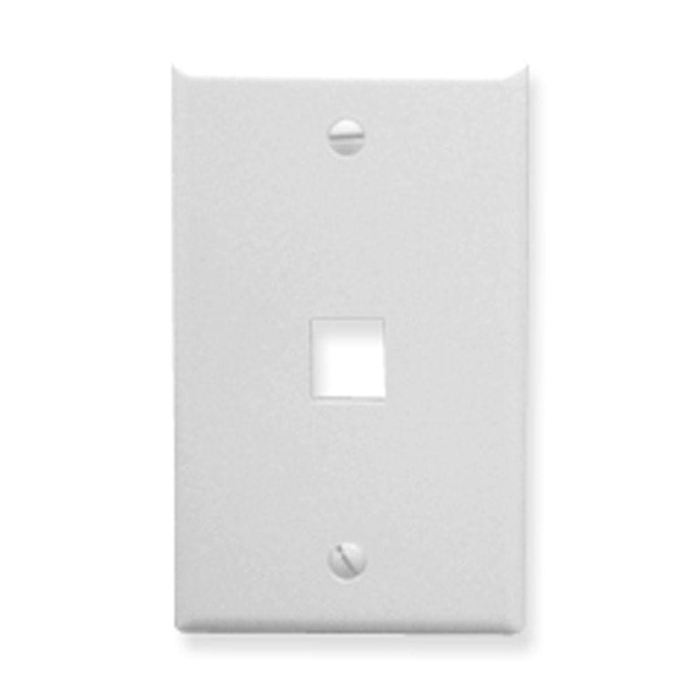 Placa Frontal, Grande, 1 Porta, Branca