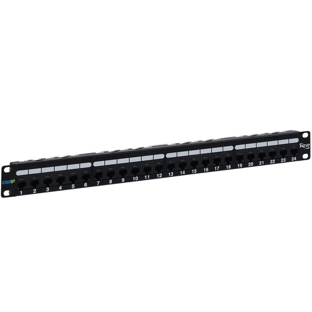 Painel De Conexão, Cat 6A, 24 Portas, 1 Rms