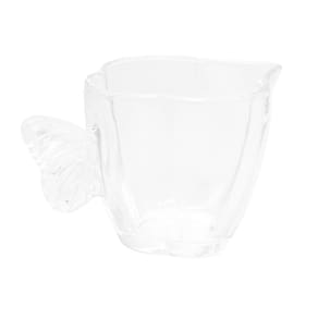 Leiteira Butterfly De Vidro Resistente 230Ml Borboleta
