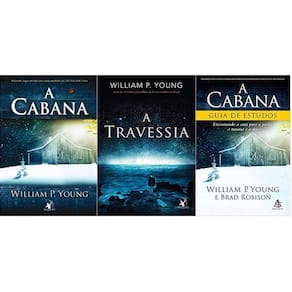 Kit 3 Livros A Cabana + A Travessia + A Cabana Guia Estudos