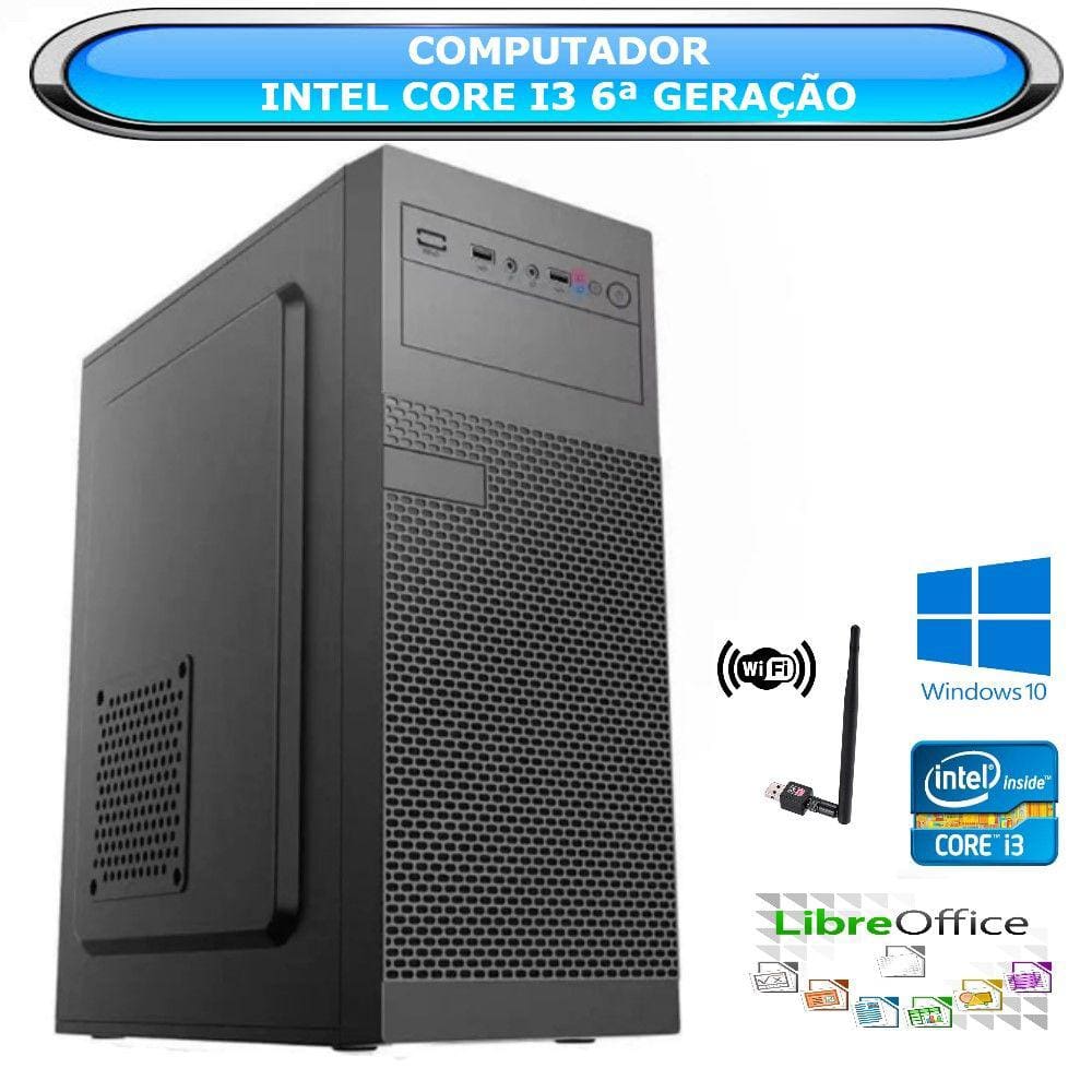 Computador CPU PC Intel Core i3 6ª Geração - Memória 8 GB