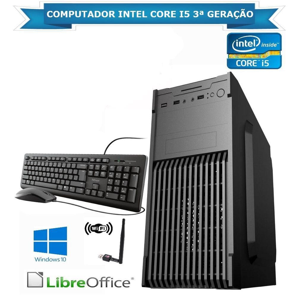 Computador CPU PC Intel Core i5 3ª Geração - Memória 8 GB