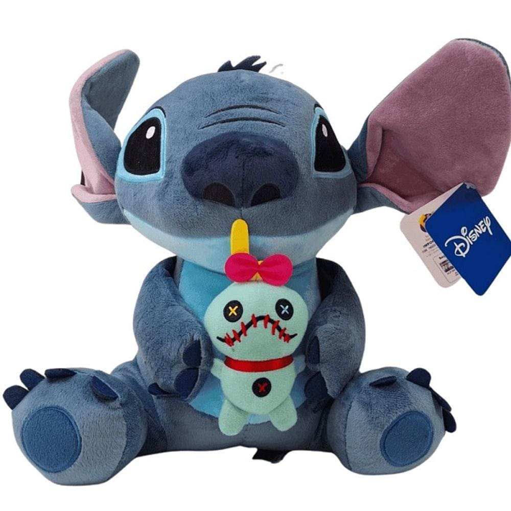 Pelucia Disney STITCH e SCRUMP 33CM FUN