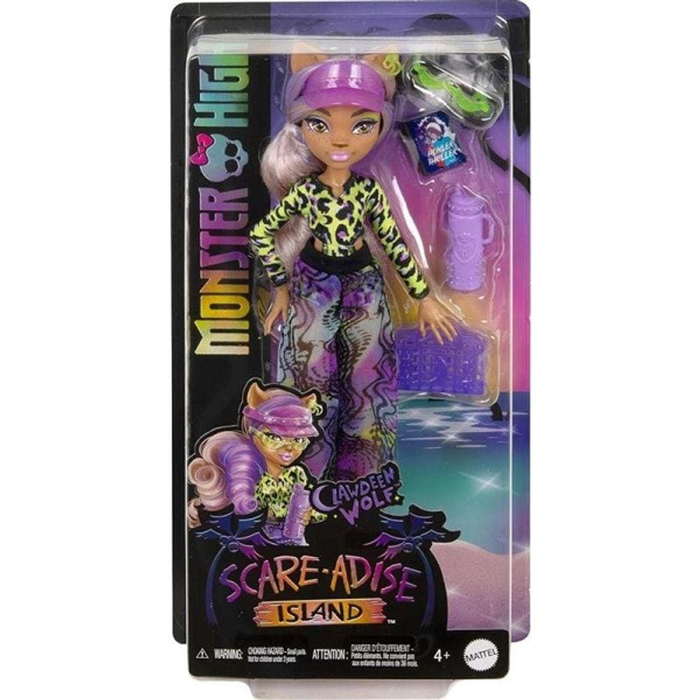 Boneca Monster HIGH Scareadise ISLAND Clawdeen Mattel HRP67