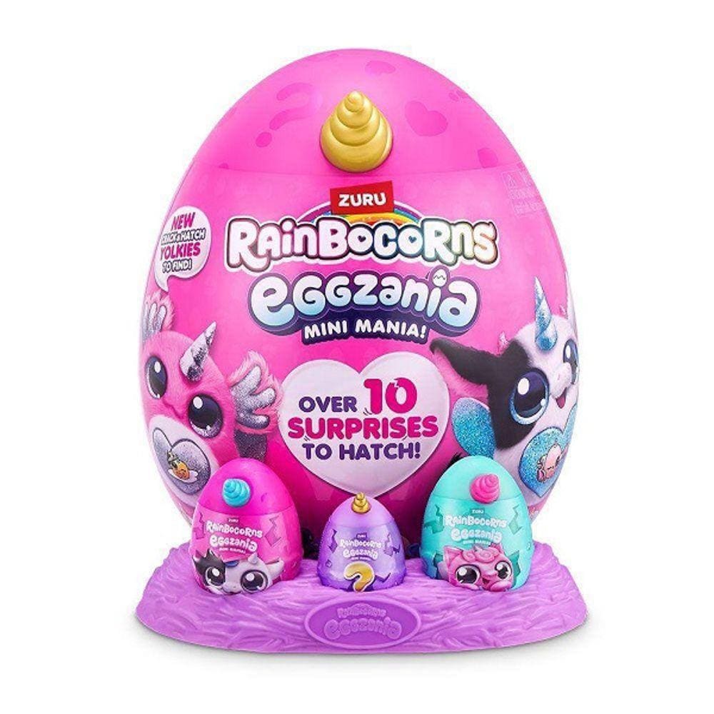 Rainbocorns Eggzania Mini Surprise Series 1 FUN F0149-9 Dourado